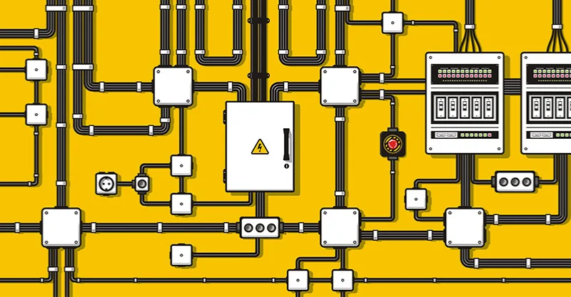 Switch board connections