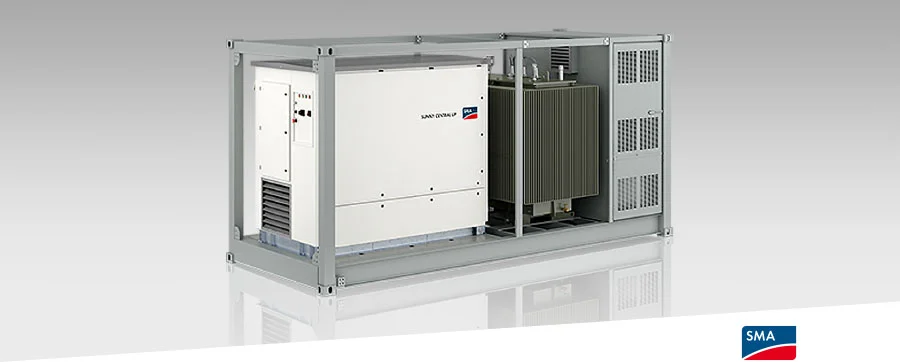 SMA MV POWER STATION inverter for PV Power Plants and large-scale storage systems