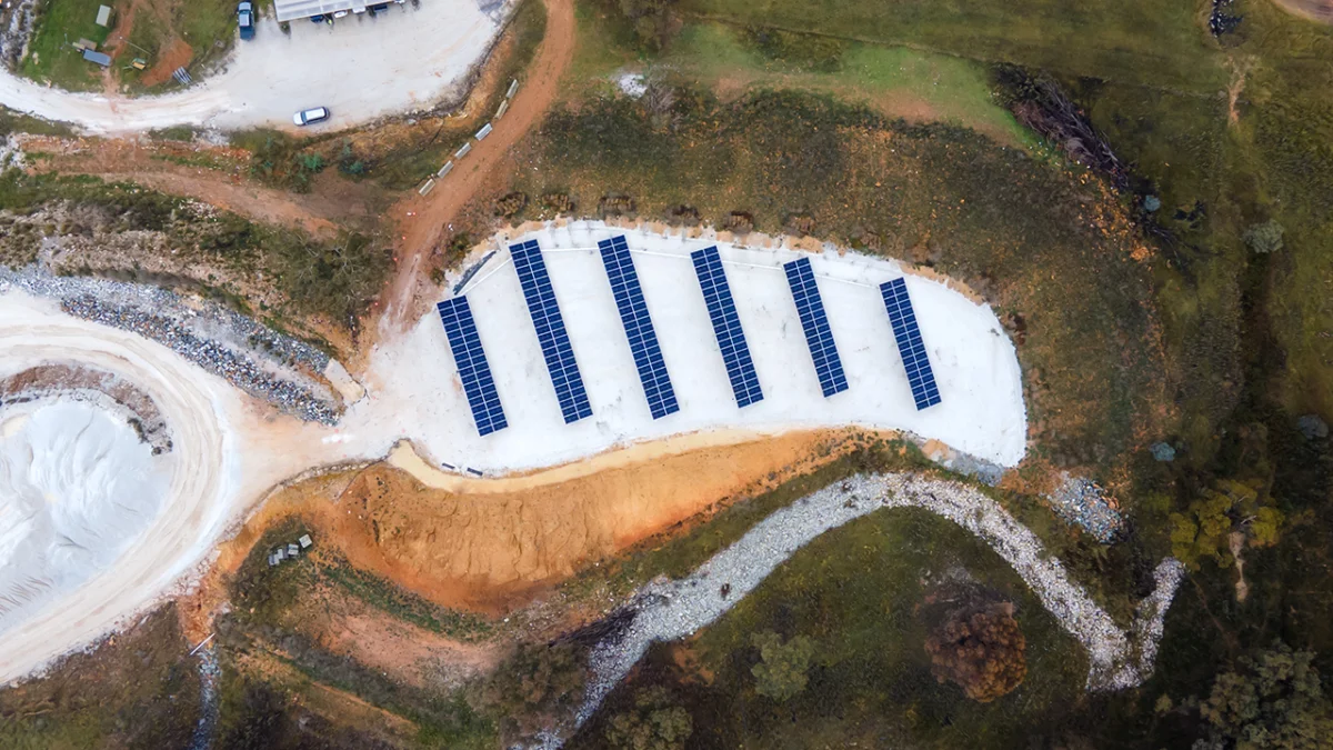 Ground Mount Solar System Installation