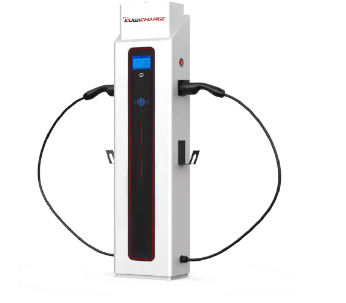 2 x 11kW FLOOR MOUNTED AC EV CHARGER